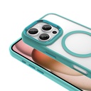 Apple iPhone 16 Pro Uyumlu Kılıf Wireless Şarj Özellikli Zore Krom Magsafe Silikon Kapak - 10