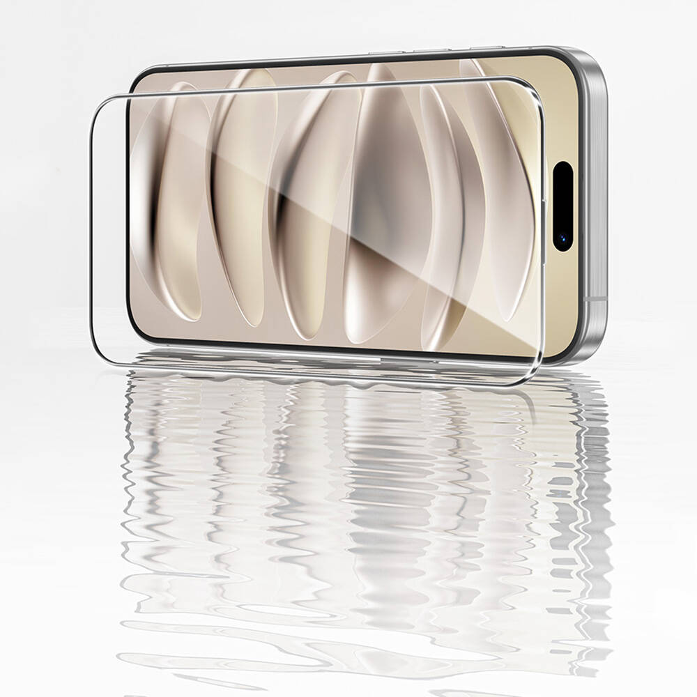 Apple iPhone 15 Uyumlu Benks Glass Warrior HD 0.3mm Cam Ekran Koruyucu + Kolay Uygulama Aparatlı - 1