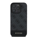 Apple iPhone 16 Pro Max Kılıf Guess Orjinal Lisanslı Magsafe Şarj Özellikli PU Deri Şerit Logo Dizaynlı Kapak - 9