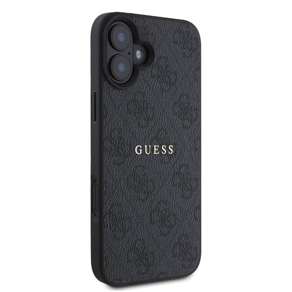 Apple iPhone 16 Kılıf Guess Orjinal Lisanslı Magsafe Şarj Özellikli 4G Desenli Yazı Logolu Kapak - 18