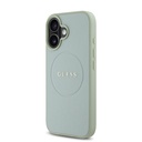Apple iPhone 16 Plus Uyumlu Kılıf Guess Orjinal Lisanslı Magsafe Şarj Özellikli Yazı Logolu Grained Kapak - 8