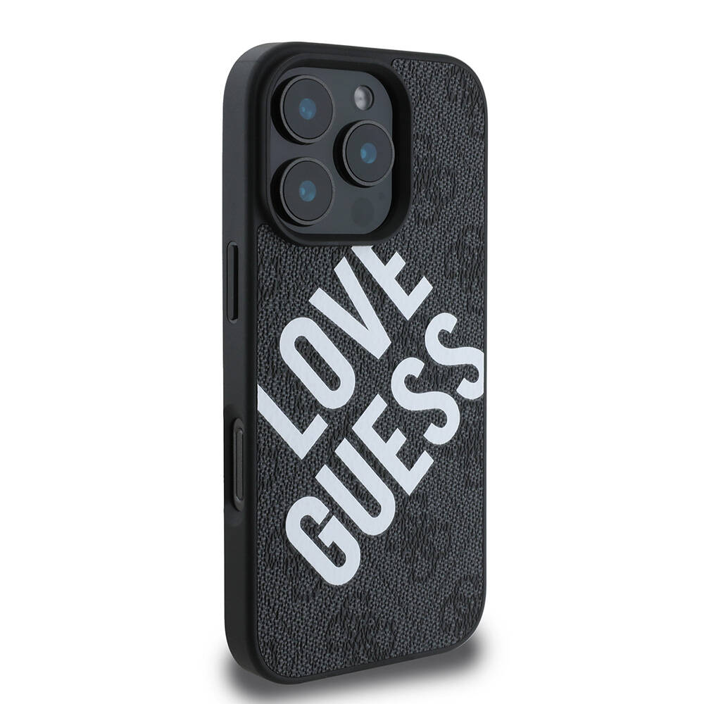 Apple iPhone 16 Pro Kılıf Guess Orjinal Lisanslı Big Love Guess Kapak - 3