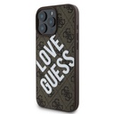 Apple iPhone 16 Pro Uyumlu Kılıf Guess Orjinal Lisanslı Big Love Guess Kapak - 8
