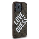 Apple iPhone 16 Pro Uyumlu Kılıf Guess Orjinal Lisanslı Big Love Guess Kapak - 10