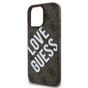 Apple iPhone 16 Pro Uyumlu Kılıf Guess Orjinal Lisanslı Big Love Guess Kapak - 12