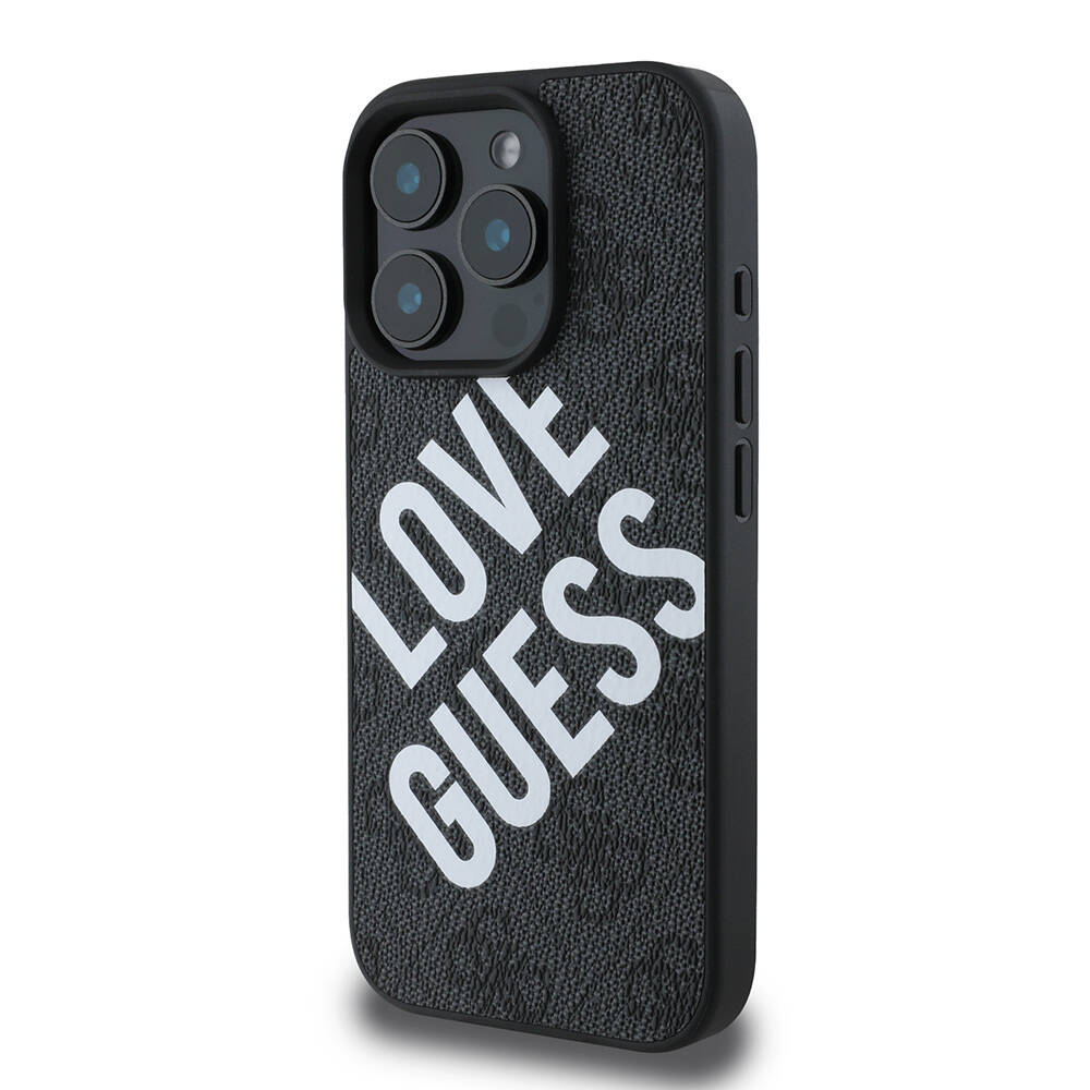 Apple iPhone 16 Pro Max Kılıf Guess Orjinal Lisanslı Big Love Guess Kapak - 2