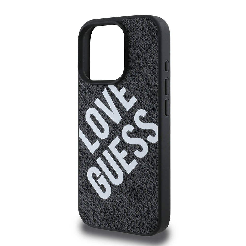 Apple iPhone 16 Pro Max Kılıf Guess Orjinal Lisanslı Big Love Guess Kapak - 5