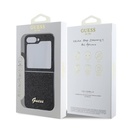 Samsung Galaxy Z Flip 6 Uyumlu Kılıf Guess Orjinal Lisanslı Yazı Logolu Glitter Script Kapak - 7