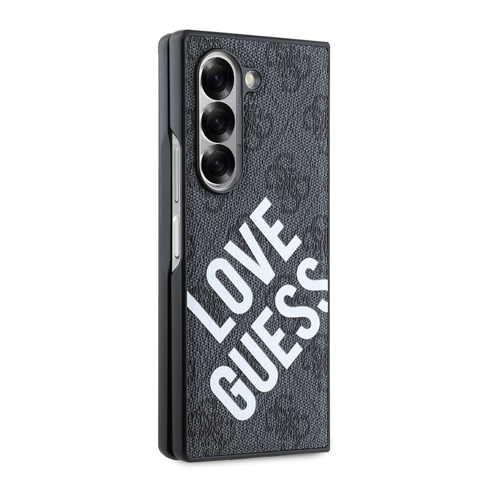 Samsung Galaxy Z Fold 6 Uyumlu Kılıf Guess Orjinal Lisanslı Love Guess Printing Kapak - 4