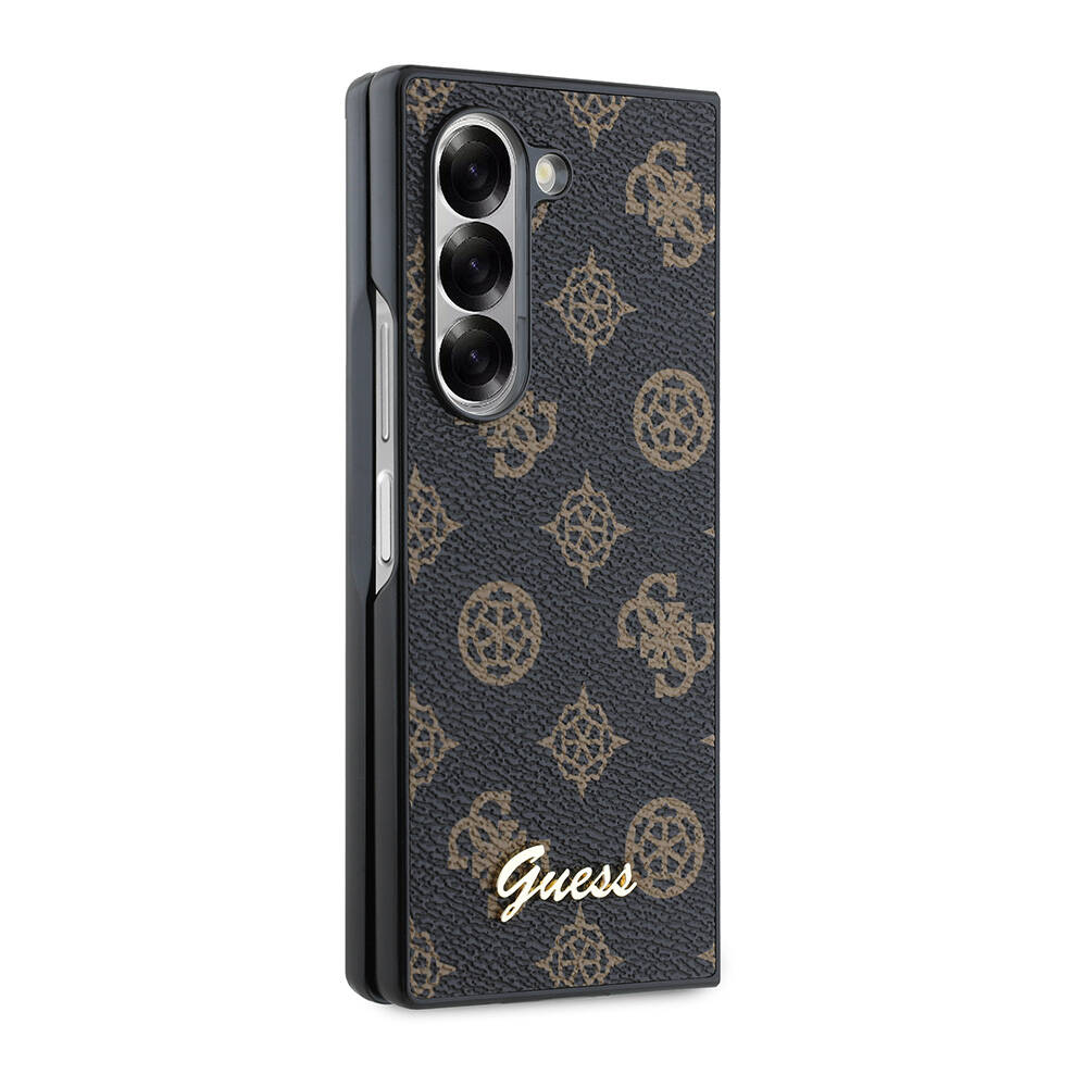 Samsung Galaxy Z Fold 6 Uyumlu Kılıf Guess Orjinal Lisanslı Peony Script Kapak - 4