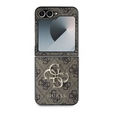 Samsung Galaxy Z Flip 6 Uyumlu Kılıf Guess Orjinal Lisanslı Leather Metal Logo Kapak - 2