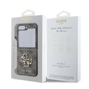 Samsung Galaxy Z Flip 6 Uyumlu Kılıf Guess Orjinal Lisanslı Leather Metal Logo Kapak - 3