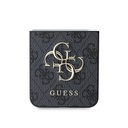 Samsung Galaxy Z Flip 6 Uyumlu Kılıf Guess Orjinal Lisanslı Leather Metal Logo Kapak - 4