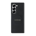 Samsung Galaxy Z Fold 6 Uyumlu Kılıf Guess Orjinal Lisanslı Saffiano Metal Logo Kapak - 1