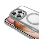 Apple iPhone 16 Pro Max Kılıf Wireless Şarj Özellikli Zore Krom Magsafe Silikon Kapak - 5