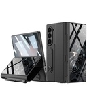 ​Samsung Galaxy Z Fold 6 Uyumlu Kılıf Kamera Korumalı Kartlıklı Kalem Bölmeli Zore Kıpta Marble Drago Kılıf - 1