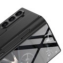 ​Samsung Galaxy Z Fold 6 Uyumlu Kılıf Kamera Korumalı Kartlıklı Kalem Bölmeli Zore Kıpta Marble Drago Kılıf - 2