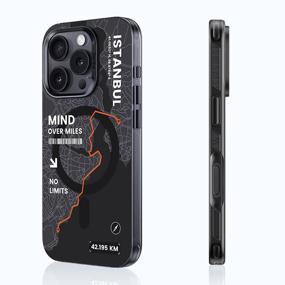 Apple iPhone 16 Pro Kılıf Magsafe Şarj Özellikli Benks City Serisi Kapak - 4