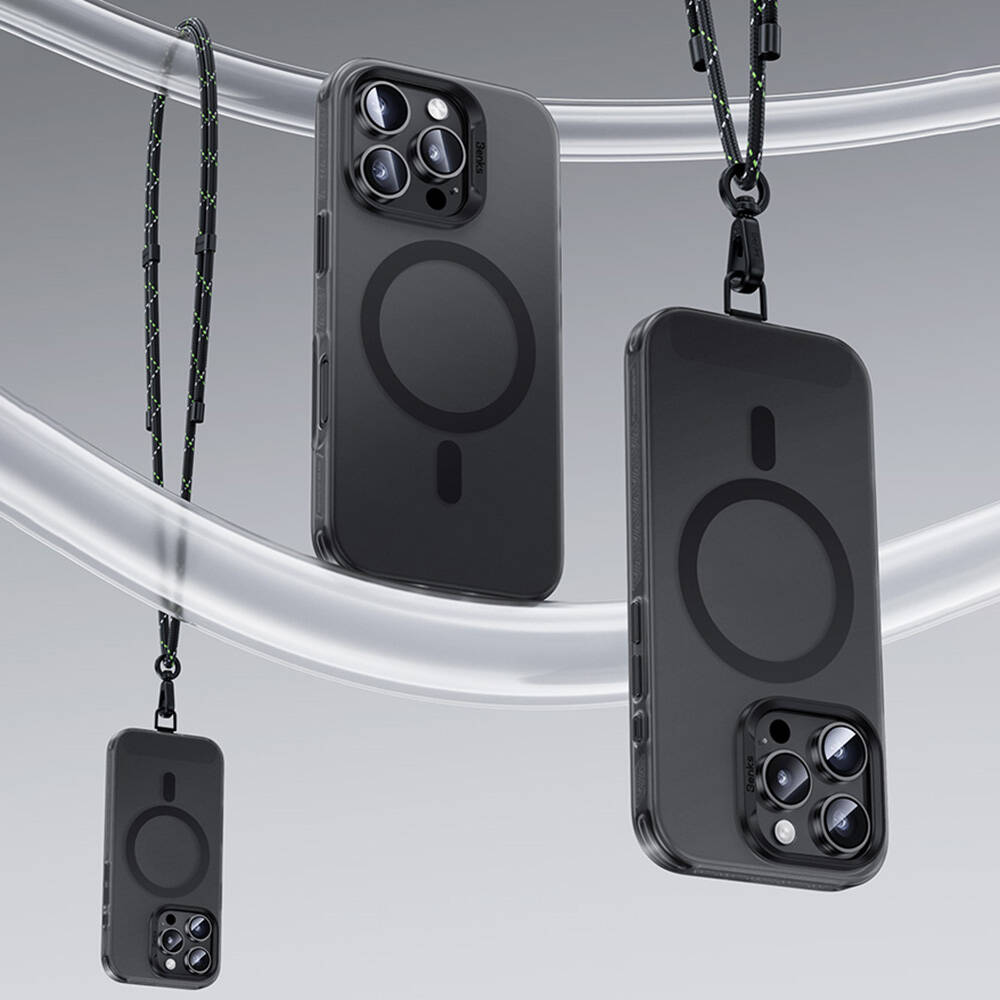 Apple iPhone 16 Pro Max Kılıf Magsafe Şarj Özellikli Benks Lucid Armor Kapak - 7