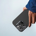 Apple iPhone 16 Benks Magsafe Şarj Özellikli Magnetik ArmorAir 600D Kevlar Fiber Kapak - 8