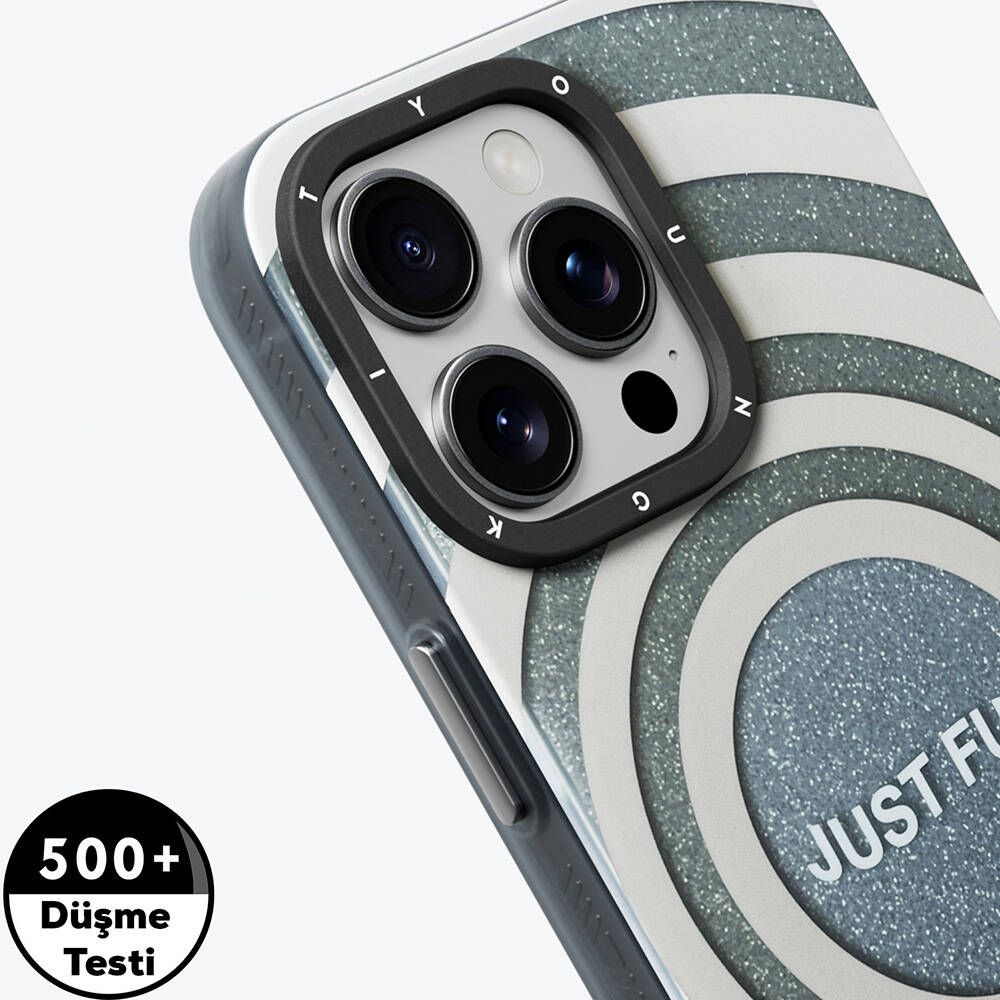 Apple iPhone 15 Pro Uyumlu  Max Kılıf Magsafe Şarj Özellikli YoungKit Star Dazzle Serisi Kapak - 7