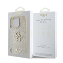 Apple iPhone 16 Pro Uyumlu Kılıf Guess Orjinal Lisanslı 4G Büyük Metal Logolu Glitter Kapak - 8