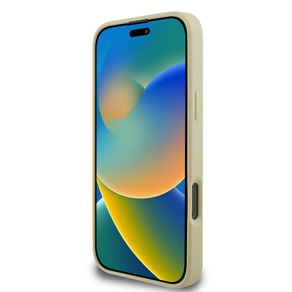 Apple iPhone 16 Pro Max Kılıf Guess Orjinal Lisanslı 4G Büyük Metal Logolu Glitter Kapak - 17