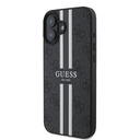 Apple iPhone 16 Plus Kılıf Guess Orjinal Lisanslı Magsafe Şarj Özellikli 4G Şerit Tasarımlı Printed Kapak - 8