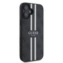 Apple iPhone 16 Plus Kılıf Guess Orjinal Lisanslı Magsafe Şarj Özellikli 4G Şerit Tasarımlı Printed Kapak - 10