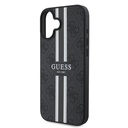Apple iPhone 16 Plus Kılıf Guess Orjinal Lisanslı Magsafe Şarj Özellikli 4G Şerit Tasarımlı Printed Kapak - 12