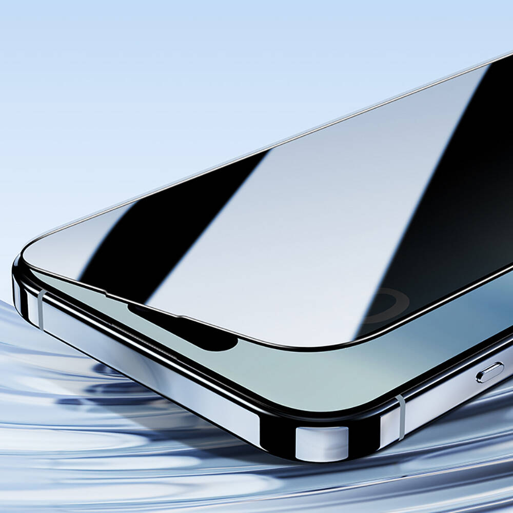 Apple iPhone 16 Pro Benks Ultra Shield 0.3mm Privacy Ekran Koruyucu + Kolay Uygulama Aparatlı - 1