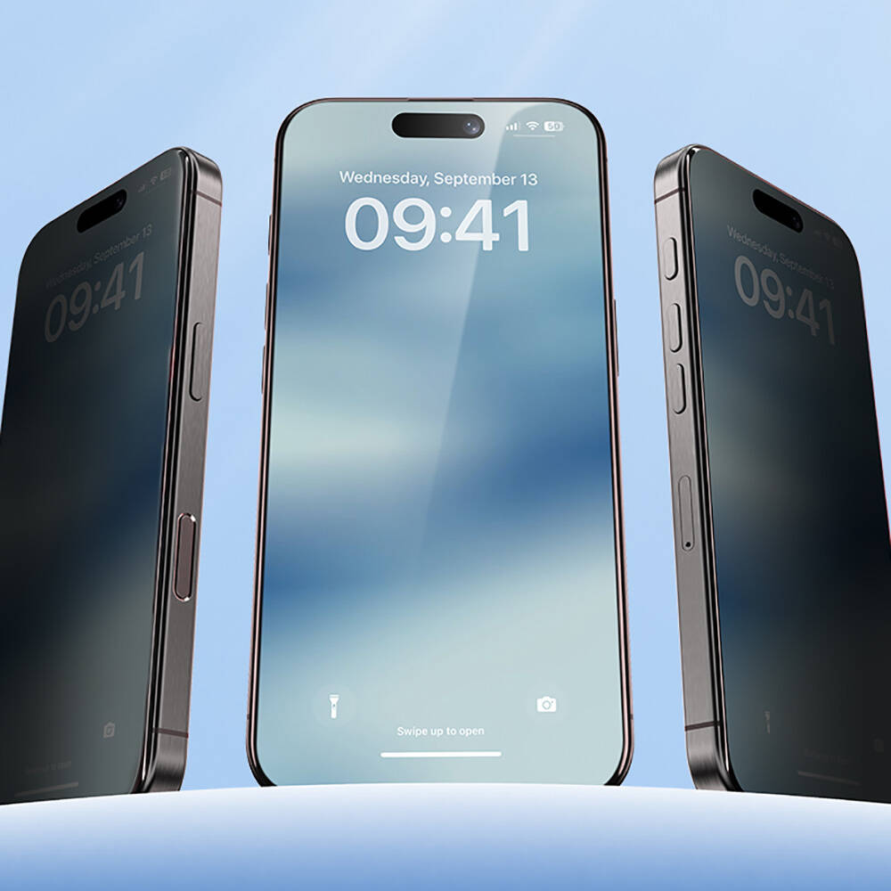 Apple iPhone 16 Pro Benks Ultra Shield 0.3mm Privacy Ekran Koruyucu + Kolay Uygulama Aparatlı - 2