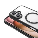 Apple iPhone 16 Plus Kılıf Wireless Şarj Özellikli Zore Krom Magsafe Silikon Kapak - 10