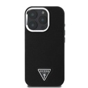 Apple iPhone 16 Pro Uyumlu Kılıf Guess Orjinal Lisanslı Grained Triangle Kapak - 2