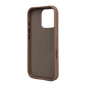 Apple iPhone 16 Pro Uyumlu Kılıf Guess Orjinal Lisanslı Grained Triangle Kapak - 10
