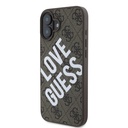 Apple iPhone 16 Uyumlu Kılıf Guess Orjinal Lisanslı Big Love Guess Kapak - 6