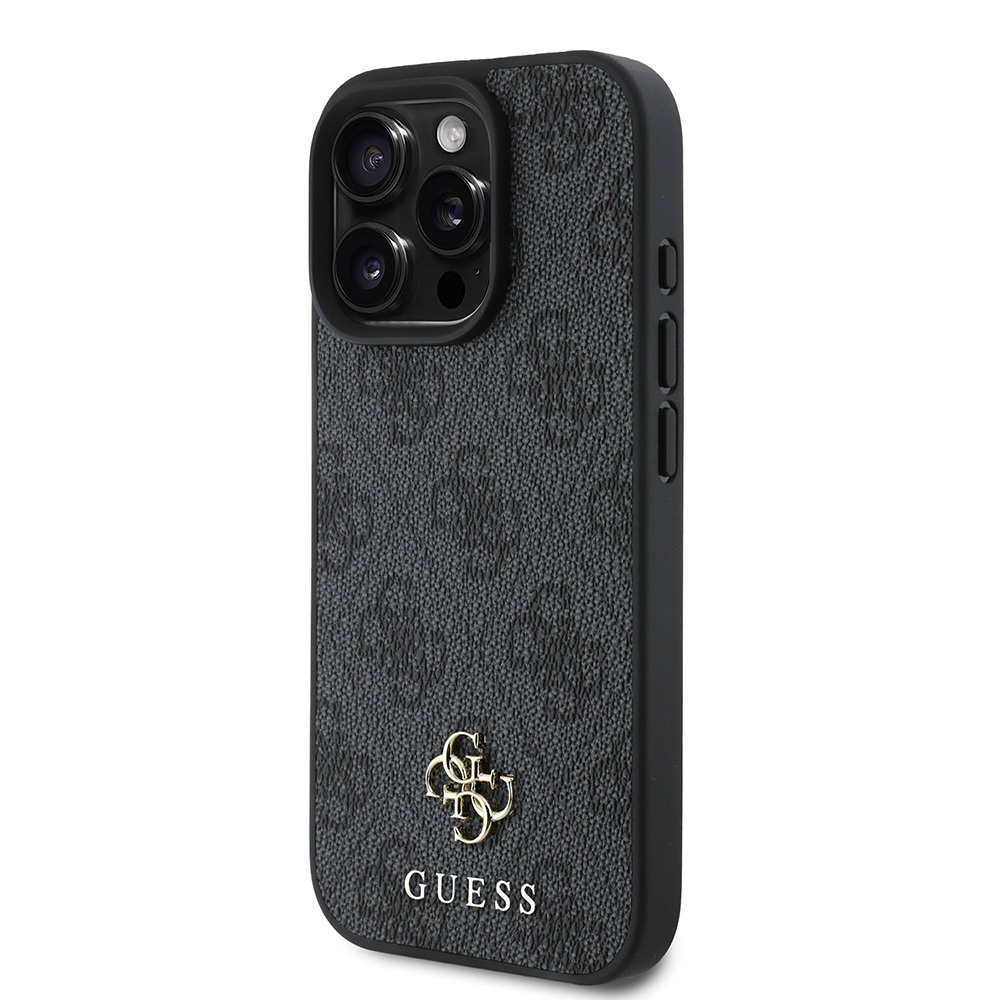 Apple iPhone 16 Pro Uyumlu Kılıf Guess Orjinal Lisanslı Magsafe Şarj Özellikli Small 4G Classic Kapak - 6
