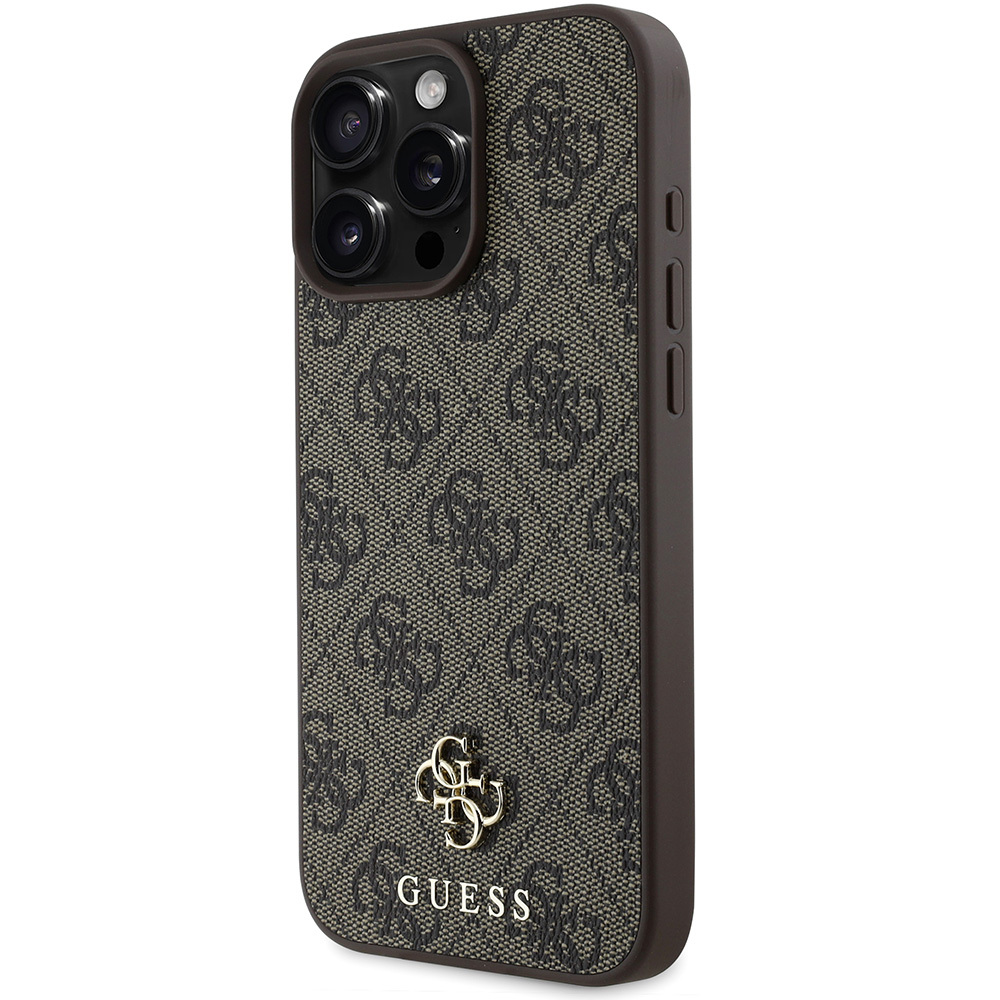 Apple iPhone 16 Pro Uyumlu Kılıf Guess Orjinal Lisanslı Magsafe Şarj Özellikli Small 4G Classic Kapak - 13
