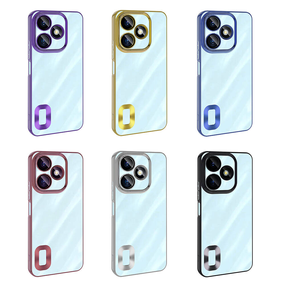 Xiaomi Redmi 13 4G Uyumlu Kılıf Kamera Korumalı Logo Gösteren Zore Omega Kapak - 7