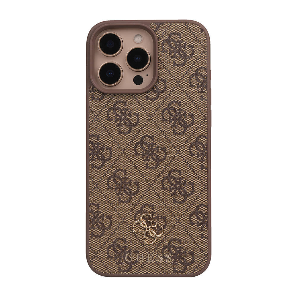 Apple iPhone 16 Pro Max Uyumlu Kılıf Guess Orjinal Lisanslı Small 4G Classic Kapak - 7