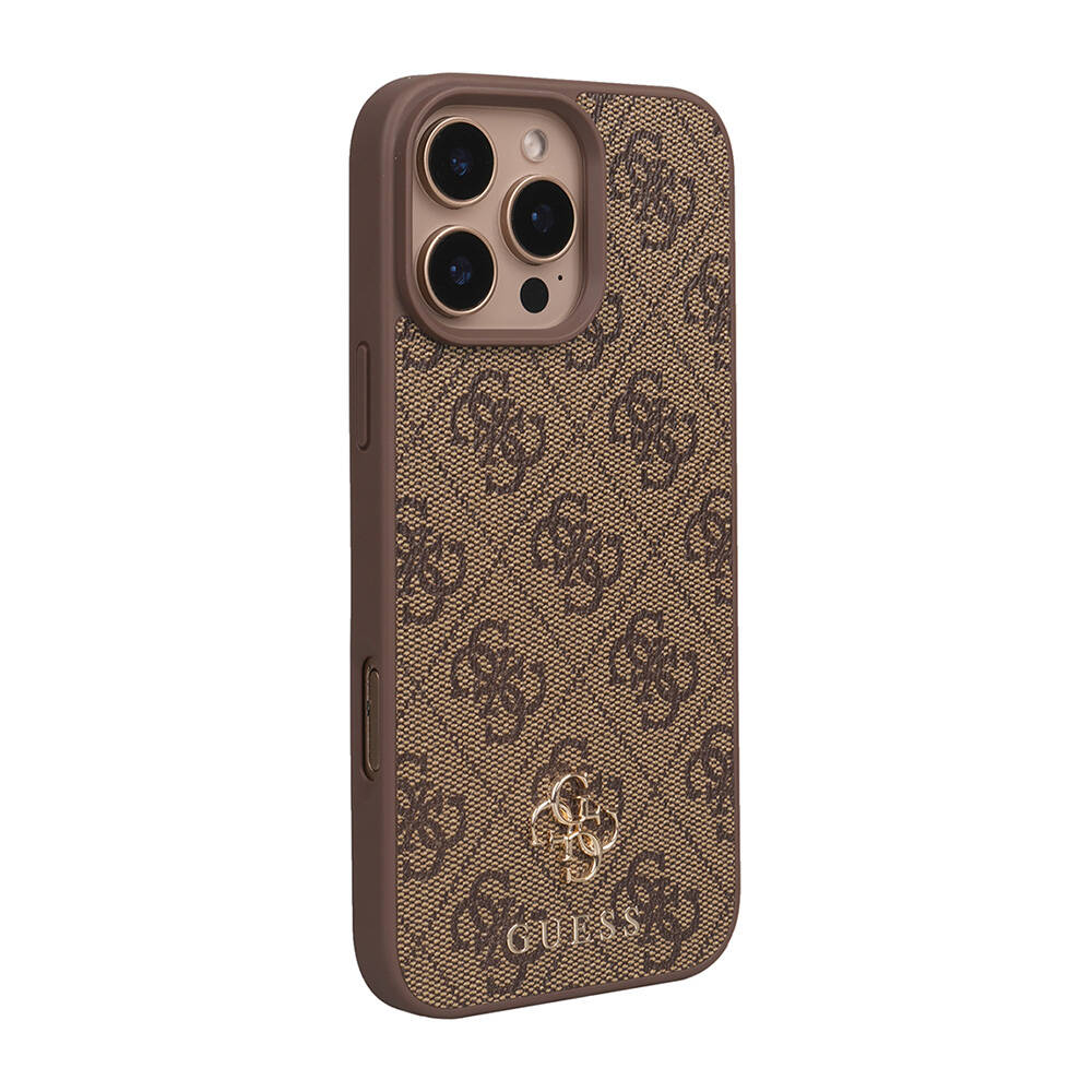 Apple iPhone 16 Pro Max Uyumlu Kılıf Guess Orjinal Lisanslı Small 4G Classic Kapak - 8
