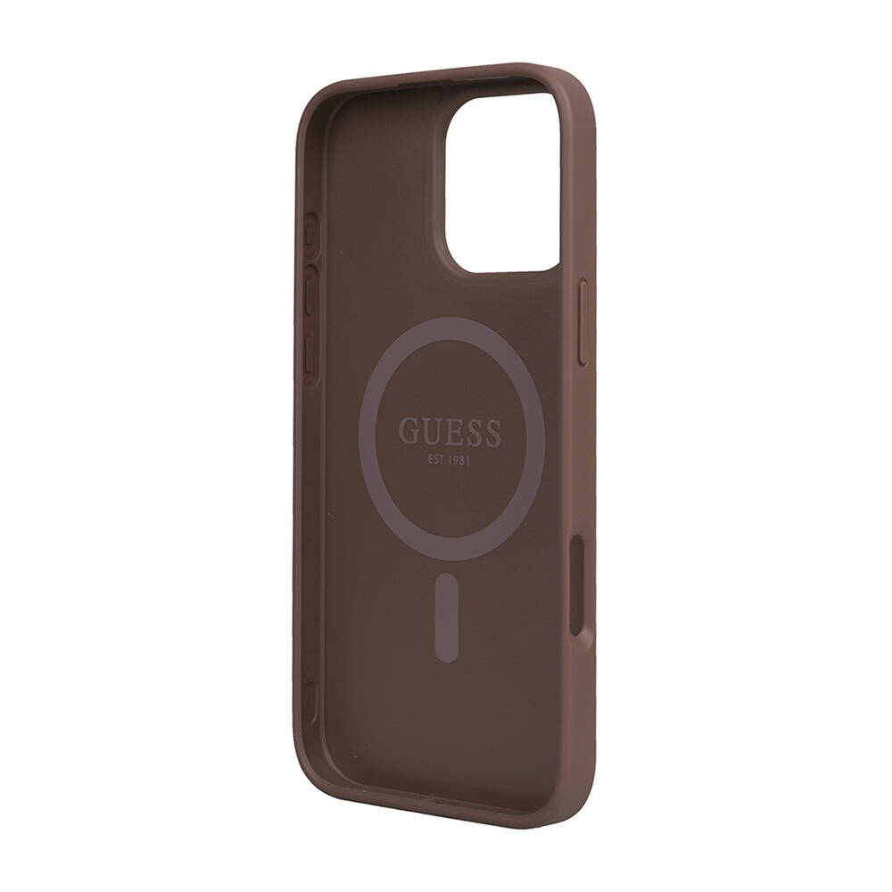 Apple iPhone 16 Pro Max Uyumlu Kılıf Guess Orjinal Lisanslı Small 4G Classic Kapak - 9