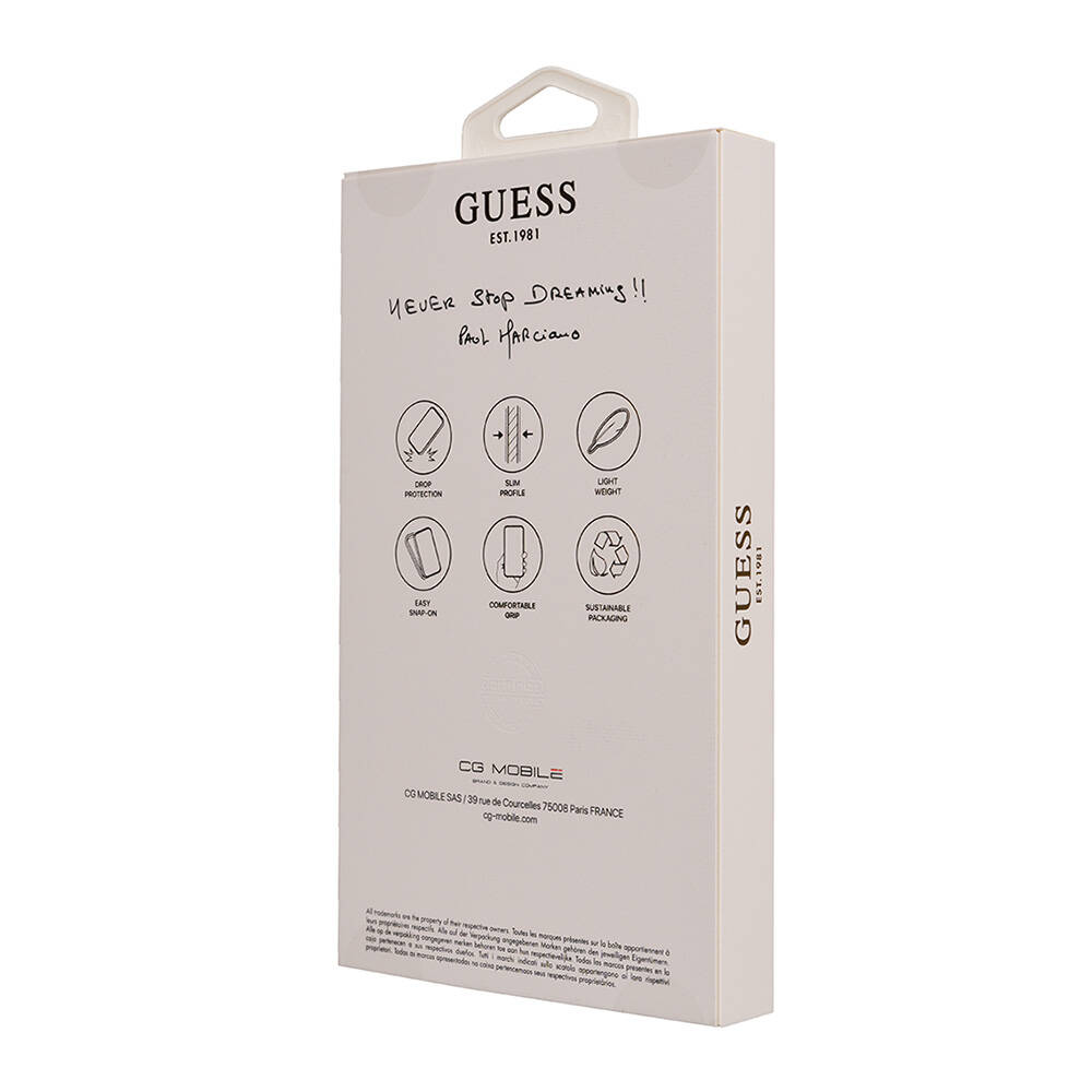 Apple iPhone 16 Pro Max Uyumlu Kılıf Guess Orjinal Lisanslı Small 4G Classic Kapak - 11