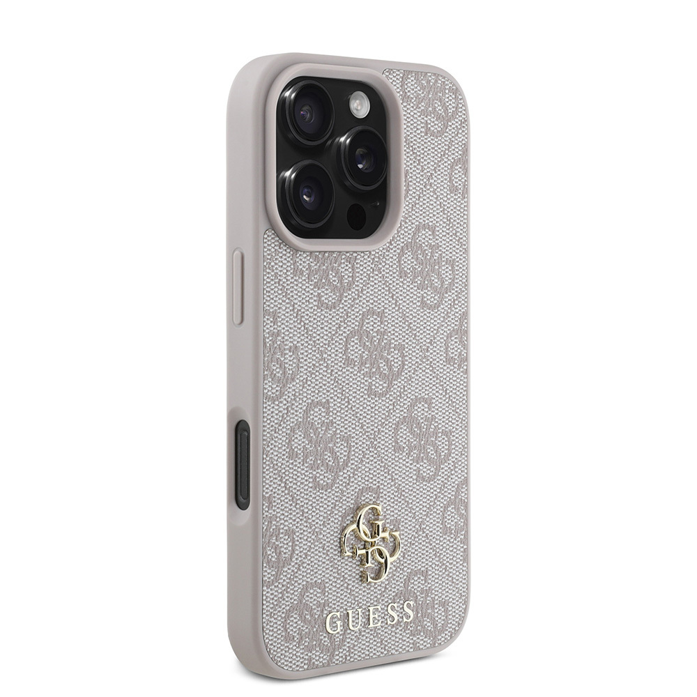 Apple iPhone 16 Pro Max Uyumlu Kılıf Guess Orjinal Lisanslı Magsafe Şarj Özellikli Small 4G Classic Kapak - 14