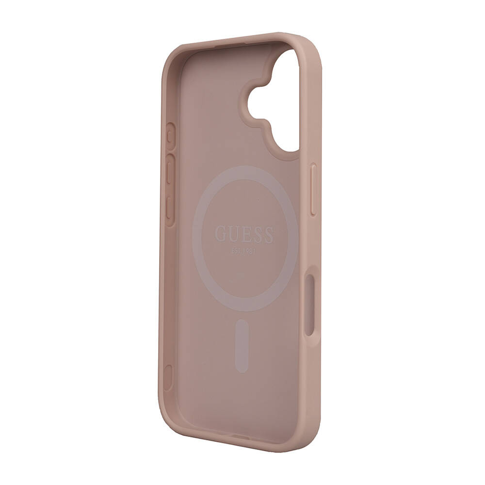 Apple iPhone 16 Uyumlu Kılıf Guess Orjinal Lisanslı Small 4G Classic Kapak - 3
