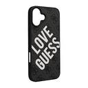 Apple iPhone 16 Plus Uyumlu Kılıf Guess Orjinal Lisanslı Big Love Guess Kapak - 1