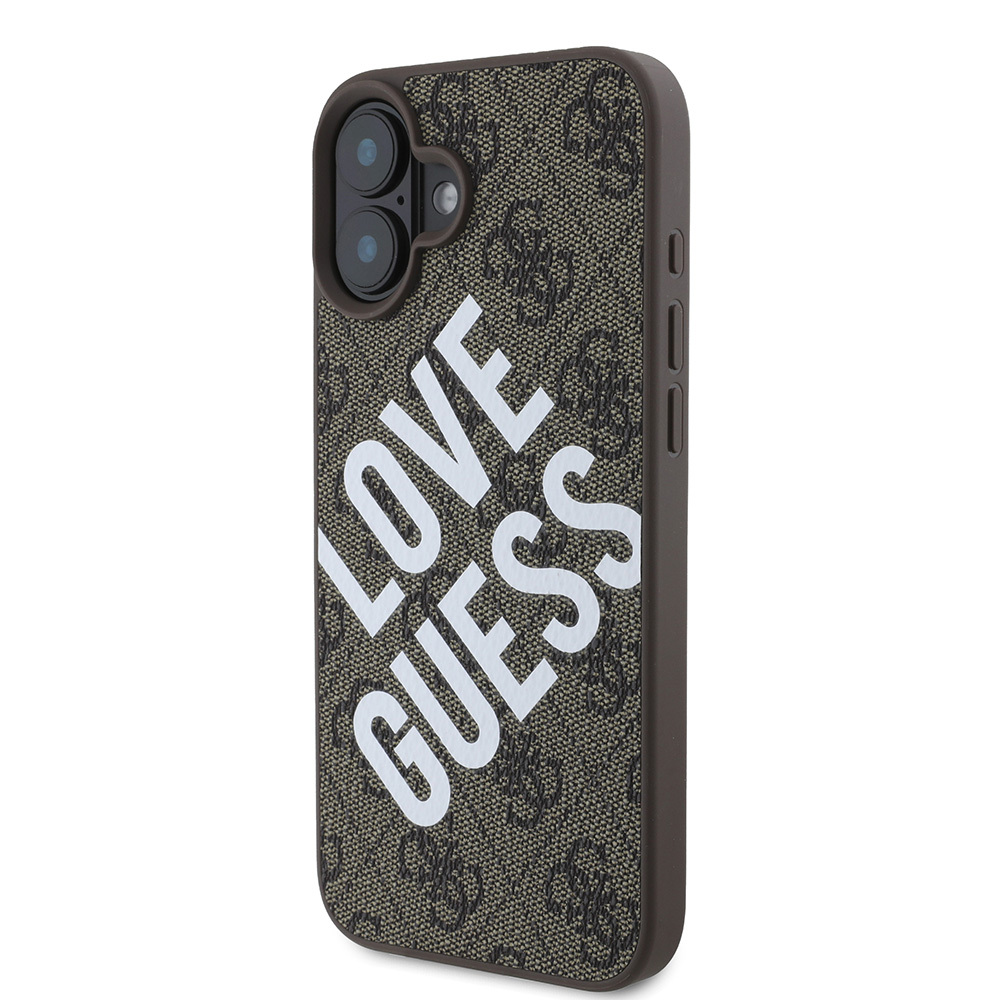 Apple iPhone 16 Plus Uyumlu Kılıf Guess Orjinal Lisanslı Big Love Guess Kapak - 6
