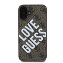 Apple iPhone 16 Plus Uyumlu Kılıf Guess Orjinal Lisanslı Big Love Guess Kapak - 7