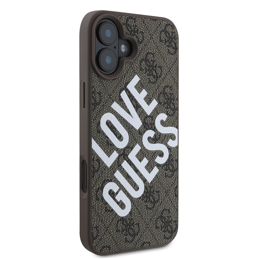 Apple iPhone 16 Plus Uyumlu Kılıf Guess Orjinal Lisanslı Big Love Guess Kapak - 8
