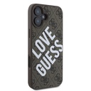 Apple iPhone 16 Plus Uyumlu Kılıf Guess Orjinal Lisanslı Big Love Guess Kapak - 8